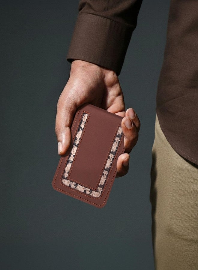 ZOUK Roy Wallet for Men - Slim & Compact Vegan Leather Wallet with Water-Resistant Lining | Carter Checks - Image 2